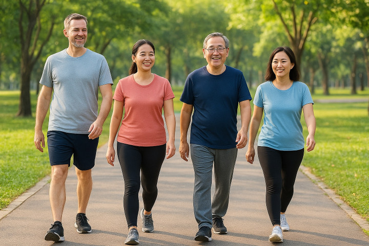 Cảm Giác Cơ Thể Khi Duy Trì Việc Đi Bộ Thường Xuyên